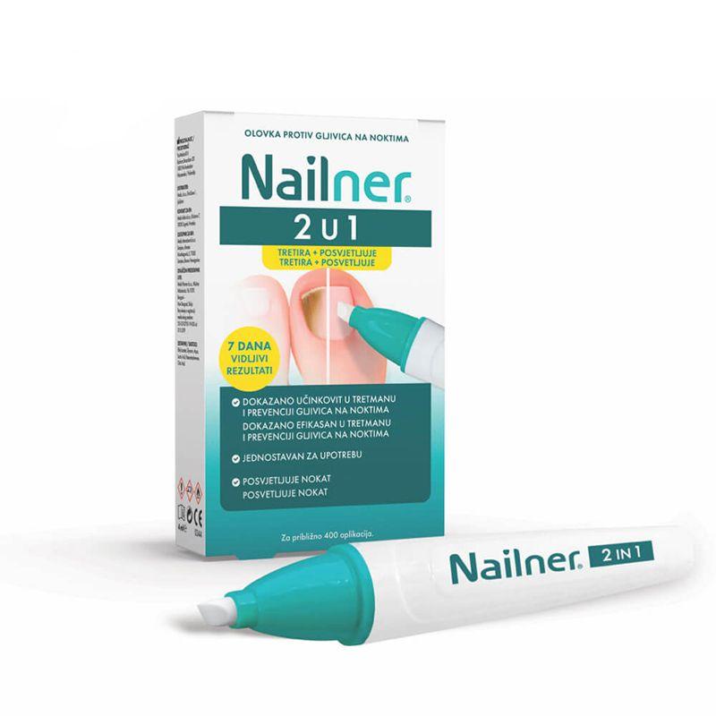 Nailner Пенкало 2 во 1 против габични инфекции на ноктите 5ml