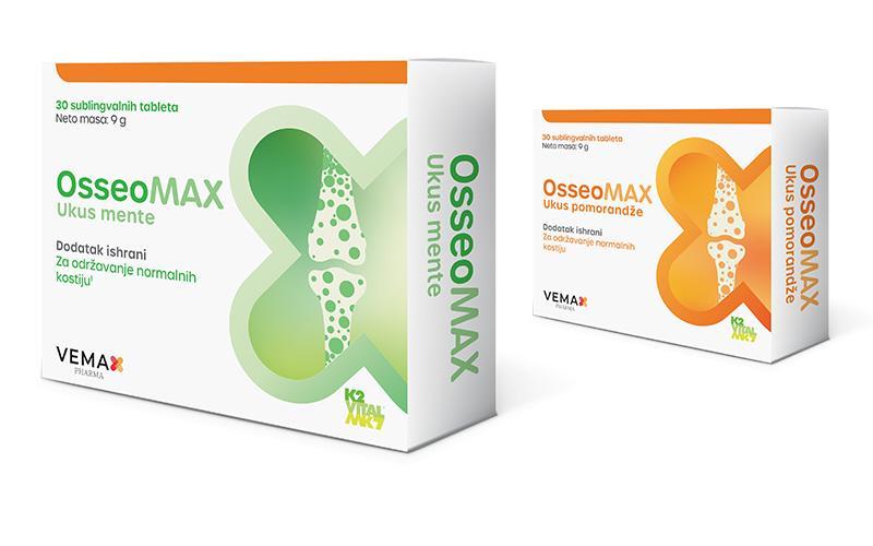 Vemax Pharma OsseoMAX Таблети од портокал, 30
