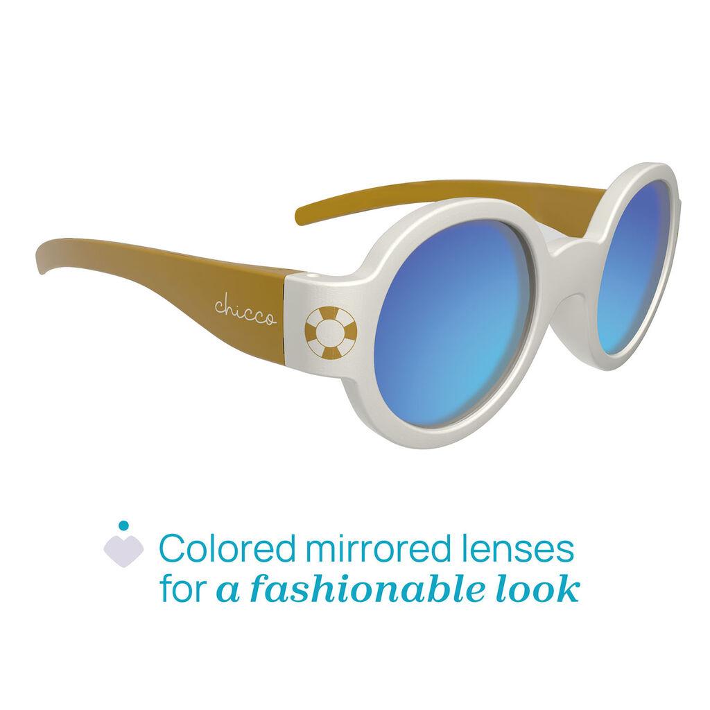 Chicco Детски Очила за сонце 0м+ Cream Mirror Lenses Крем