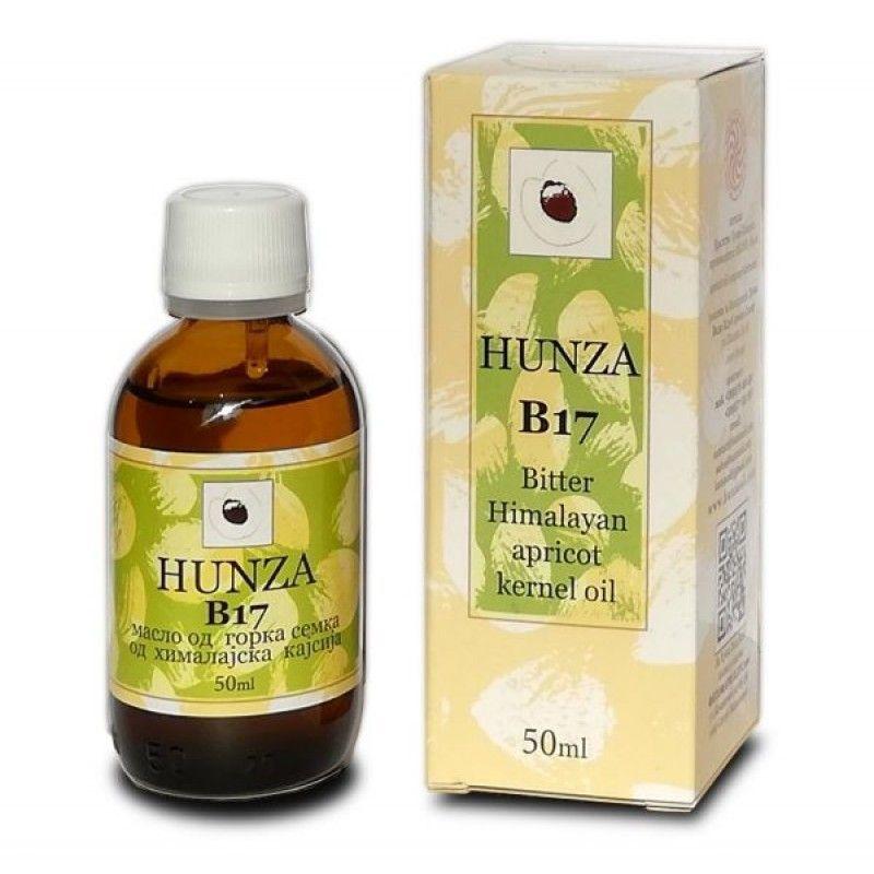 Hunza B17 Масло од горки семки од кајсија 50ml