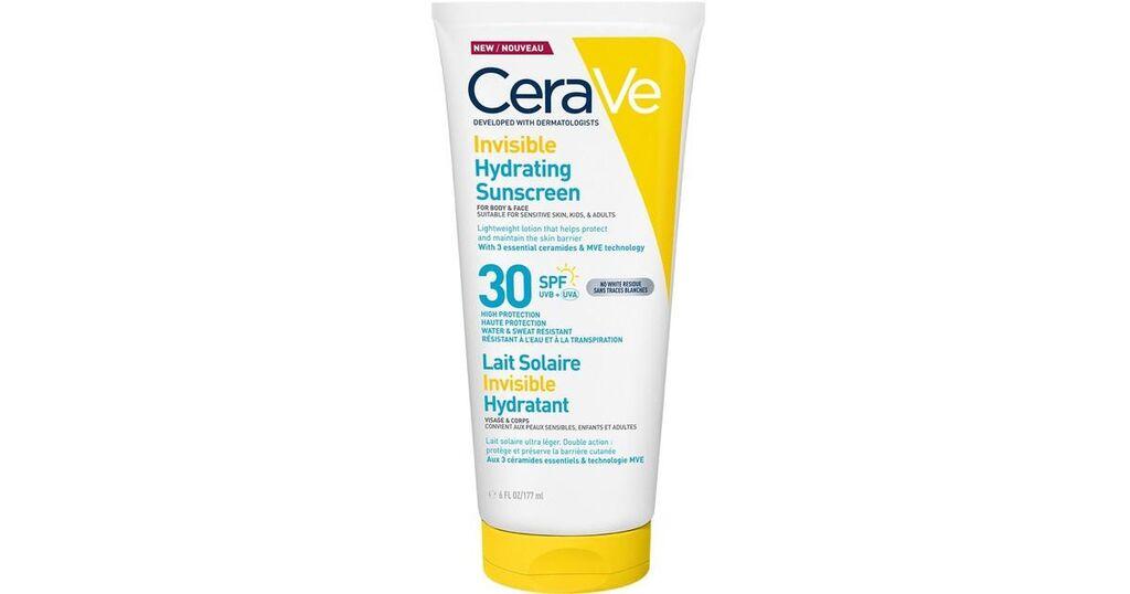 CeraVe Invisible Hydrating Sunscreen SPF30 Невидлив лосион за заштита од сонце 177ml