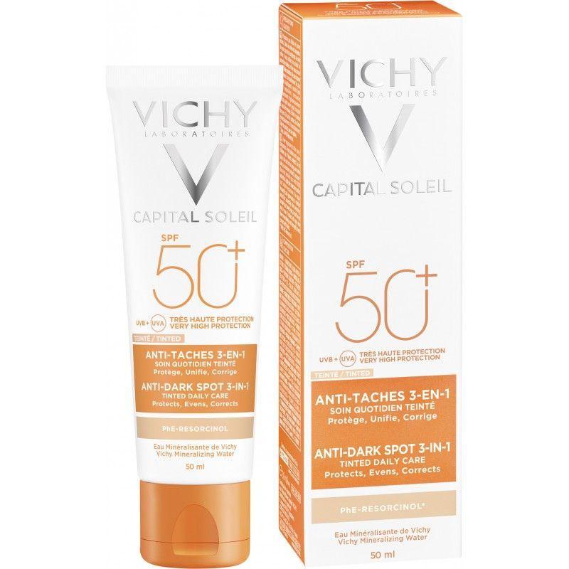 Vichy CAPITAL SOLEIL SPF50+ Заштитна крема против темни флеки 50ml