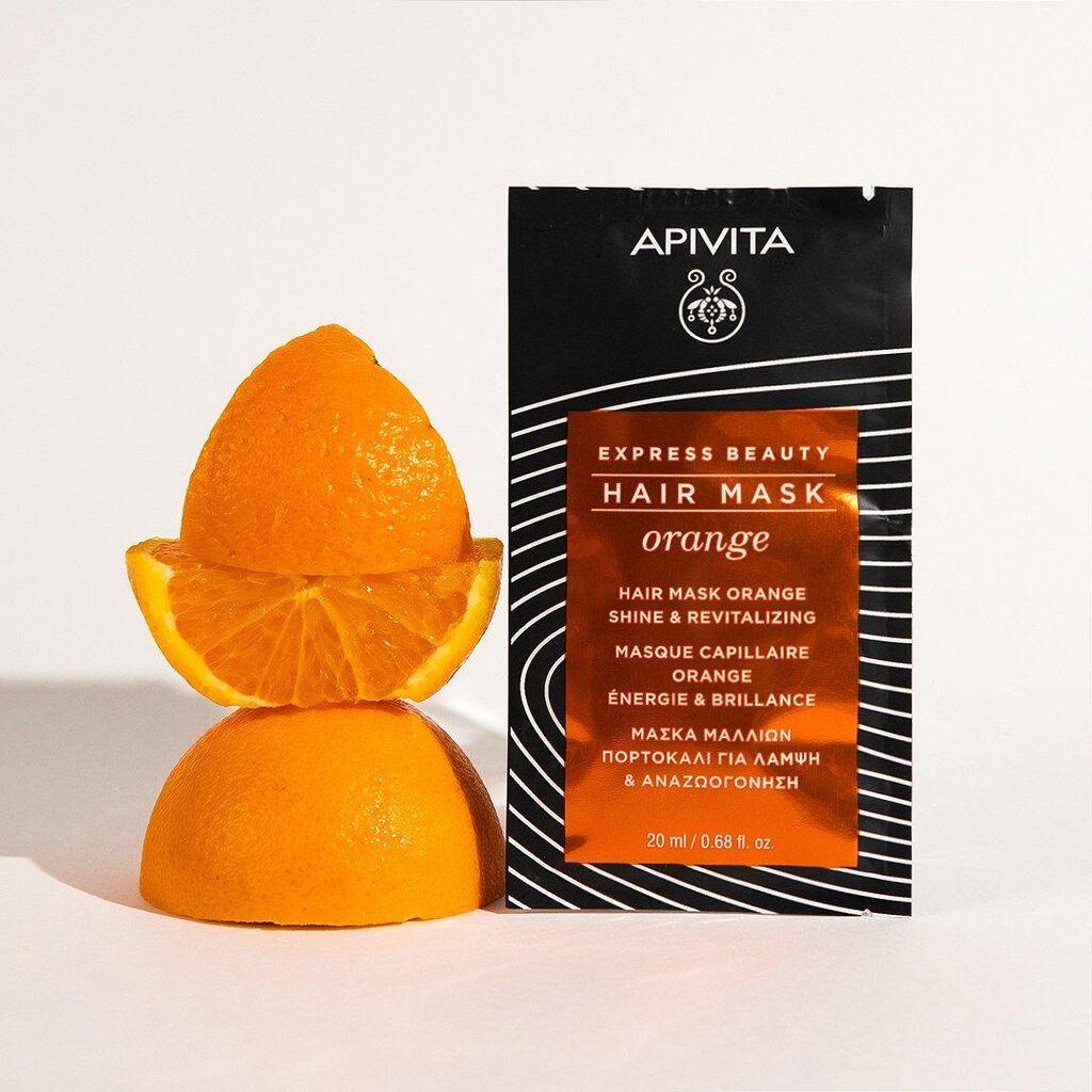 APIVITA HAIR MASK ORANGE SHINE & REVITALIZING Маска за коса 6 x 20ml