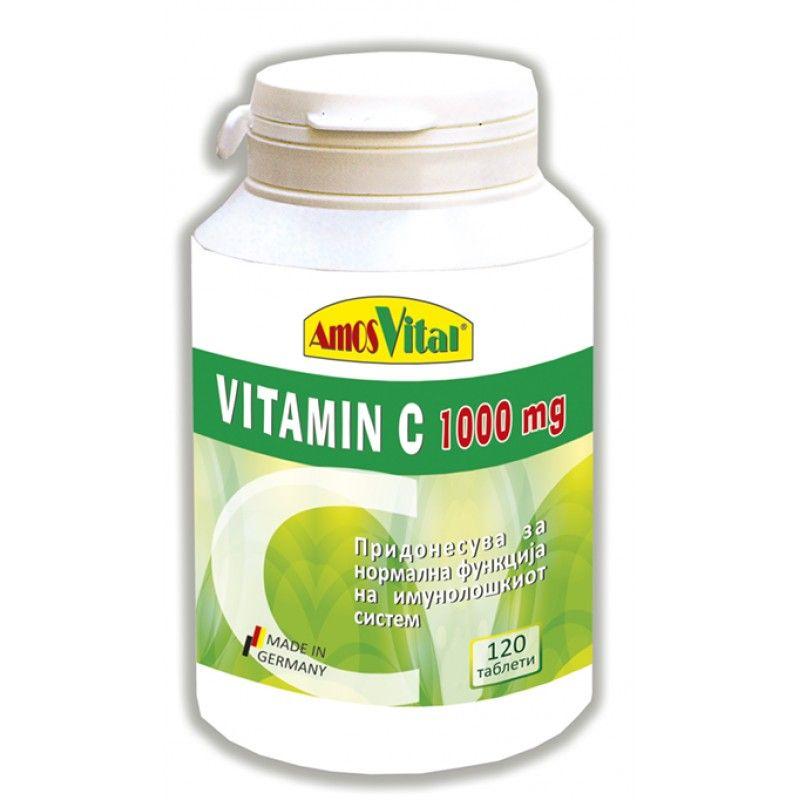 AmosVital Vitamin C 1000mg Таблети, 120