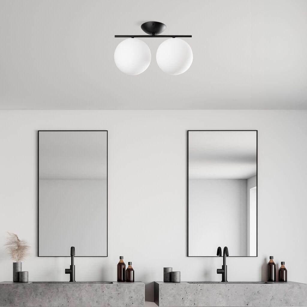 Opviq Luster Luminar-14115, 42x20x27cm, IP20, бело-црно