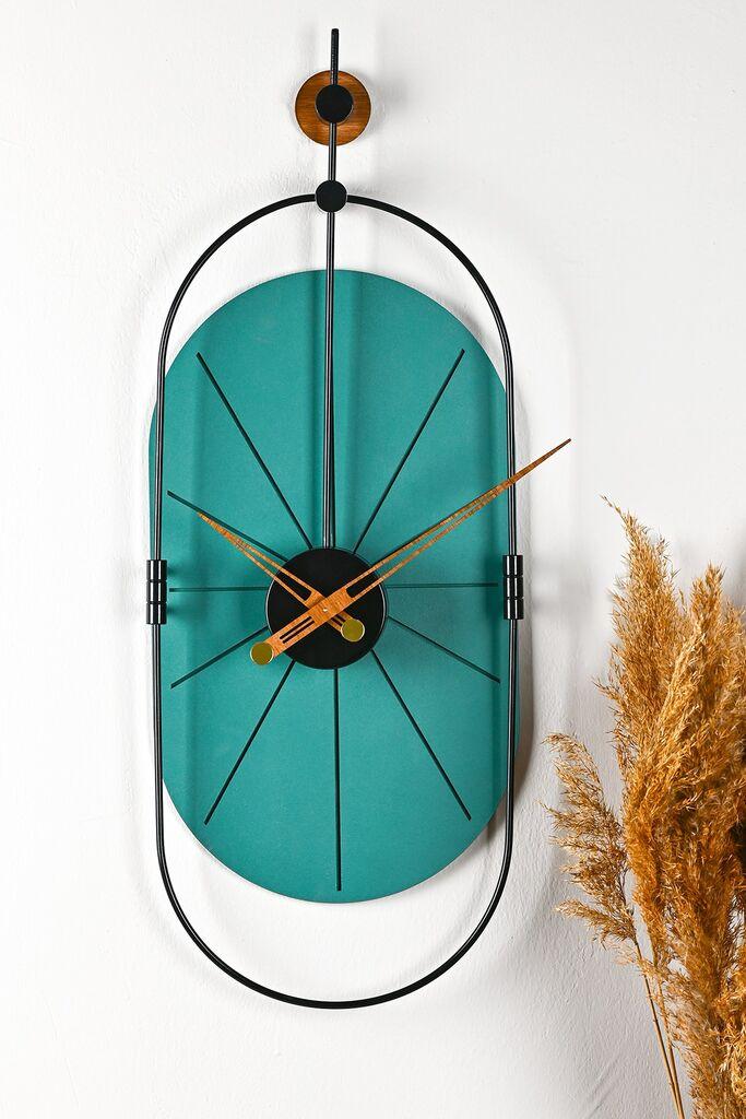 Wallity dzиден часовник Sntr, 77x29 см, тиркизен