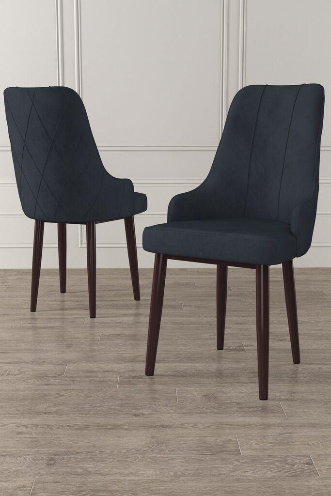 Комплет столчиња Hanah Home Trex, 46x95x42 см, 6 парчиња, антрацит-црна