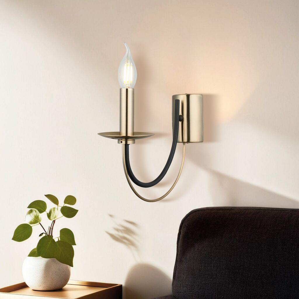 Opviq dzидна светилка Ferra-52-19, 10.5x7x3.5cm, 25cm, IP20, златна боја