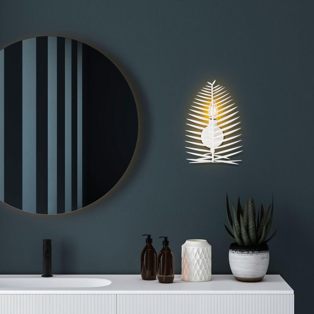 Opviq dzидна светилка Leaf-15323, 20x30x8cm, IP20, бела