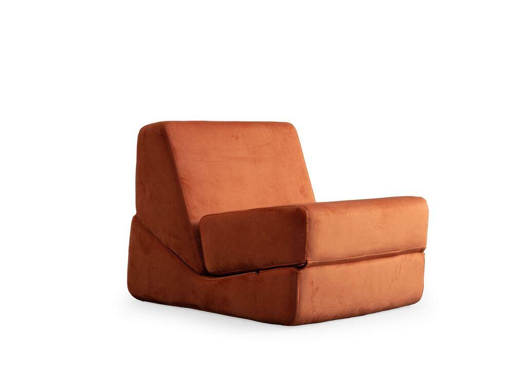 Atelier del Sofa Фотелја на расклопување Оригами, 70 x 100 x 70 см, Крем боја