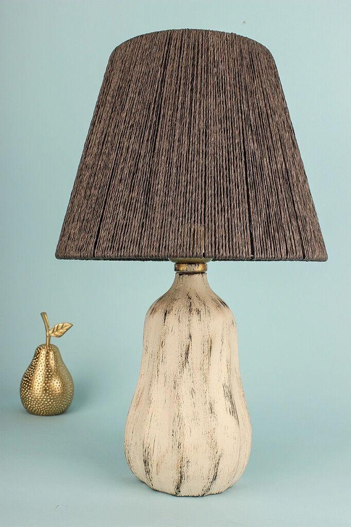 Столна ламба Opviq YL676, 25x20x40 см, IP20, кафеаво-крем