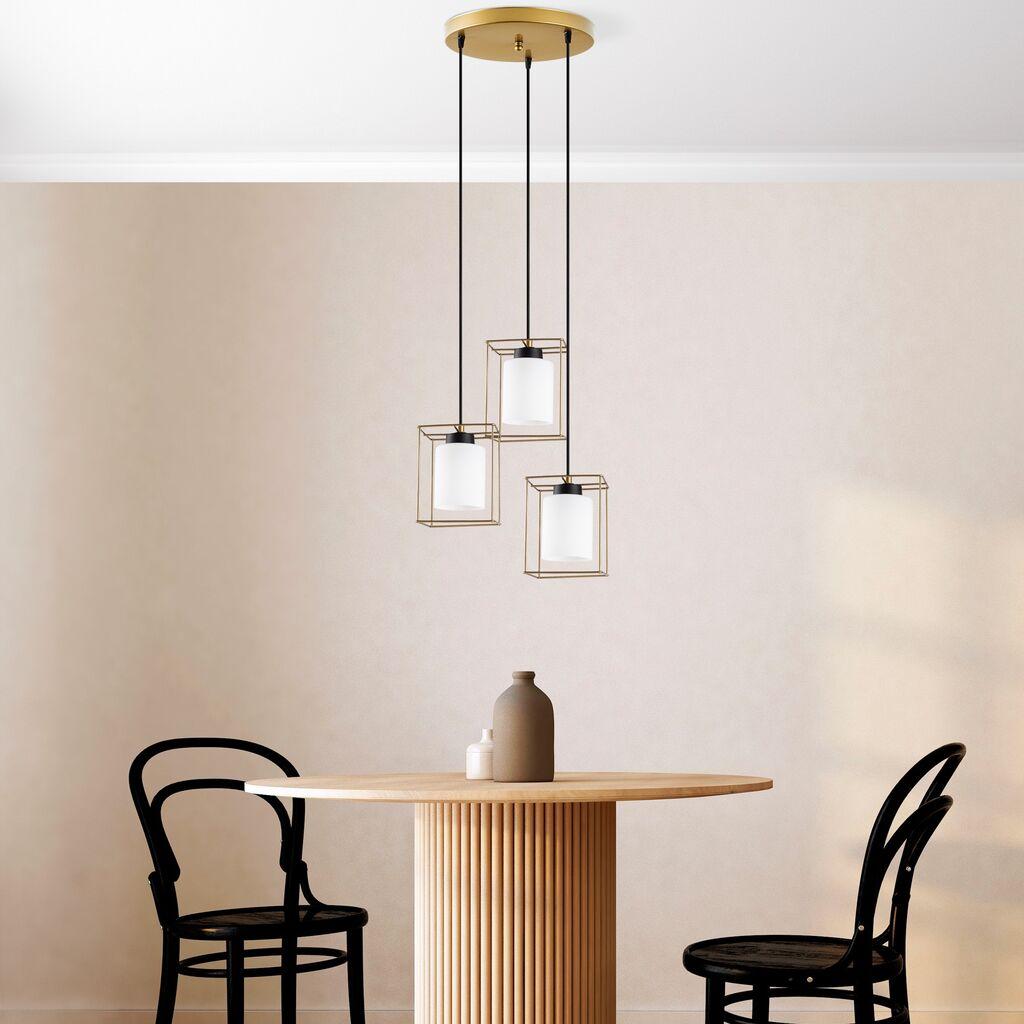 Opviq Luster Swank-702-7, 65x15x113cm, IP20, бело-златна боја