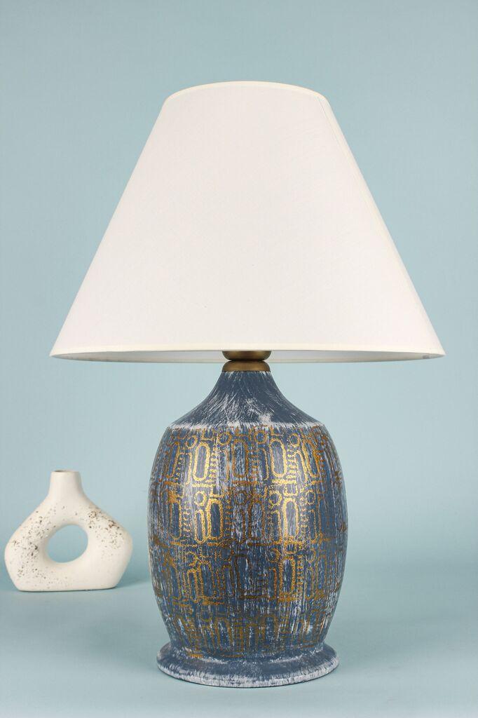 Столна ламба Opviq BK014, O35,23 см, IP20, сино-бела