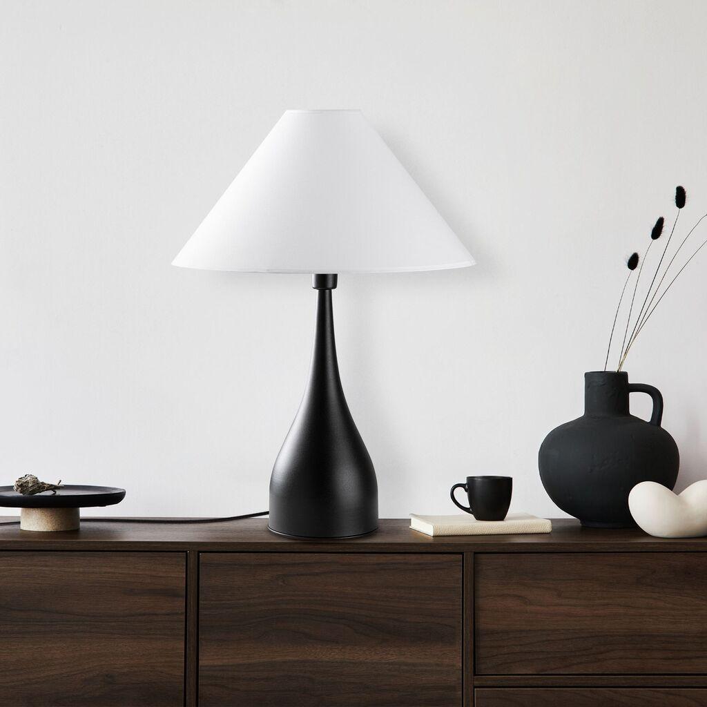 Столна ламба Opviq Luna-15269, 50x50x68 см, IP20, црно-бела