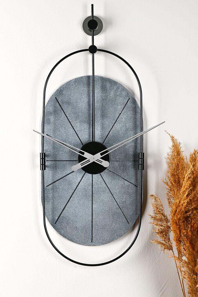 Wallity dzиден часовник Sntr, 77x29 см, сив