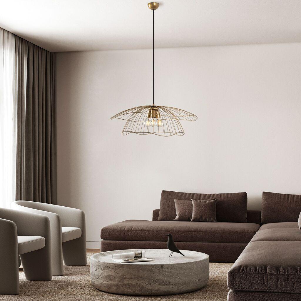 Opviq Luster Mantar-6503-3, 70x70x124cm, IP20, Златна