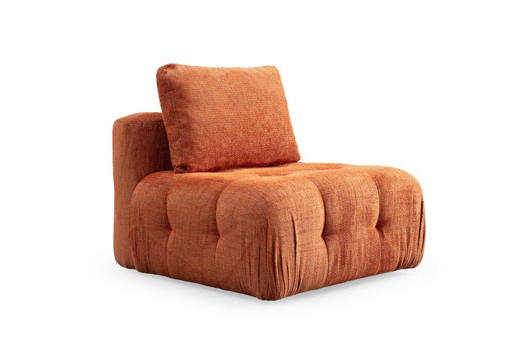 Фотелја Atelier del Sofa Amaris O1, 90 x 100 x 65 см, крем боја
