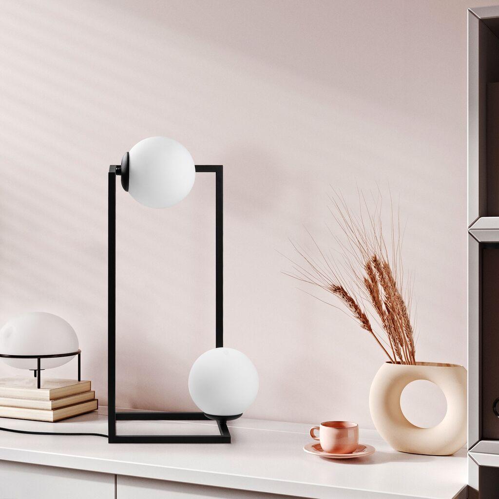 Opviq Столна ламба Corner-15020, 25x25x55 см, IP20, црна