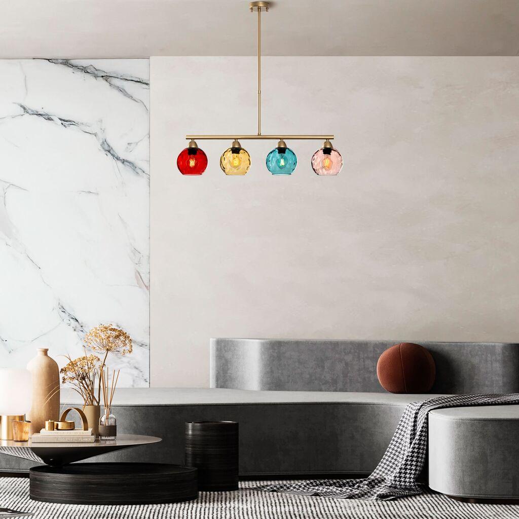 Opviq Luster Benek-15-14446, 80x15x80cm, IP20, Шарена