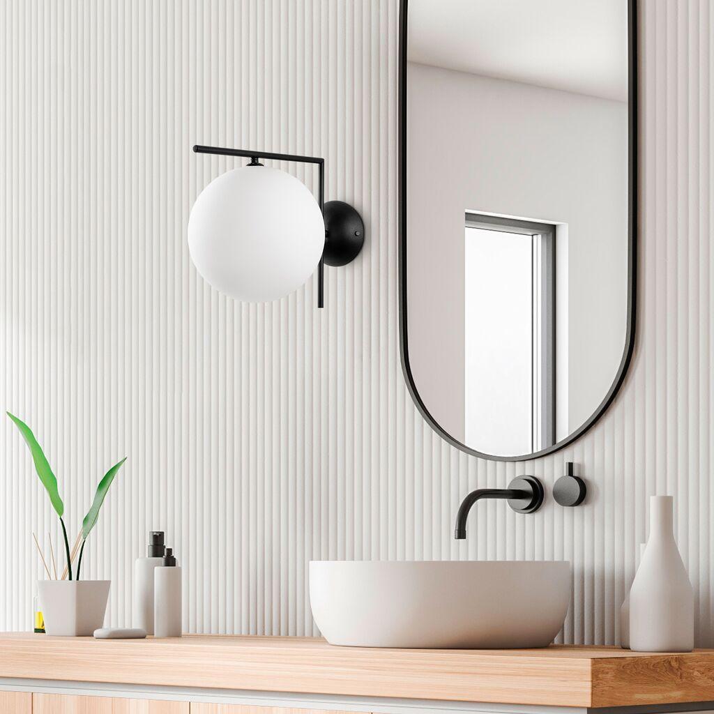 Opviq dzидна светилка Luminar-14155, 25x43x30cm, IP20, црна