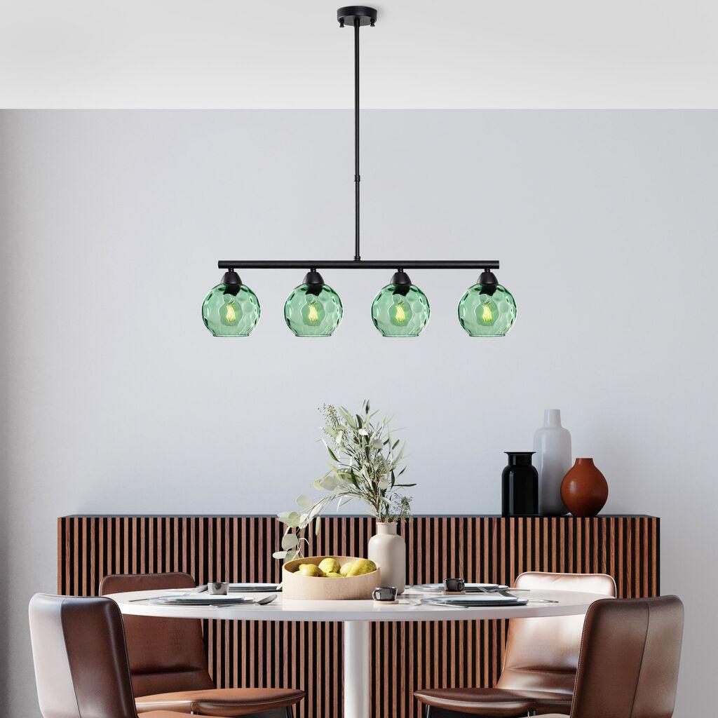 Opviq Luster Benek-15-14435, 80x15x80cm, IP20, црно-зелена