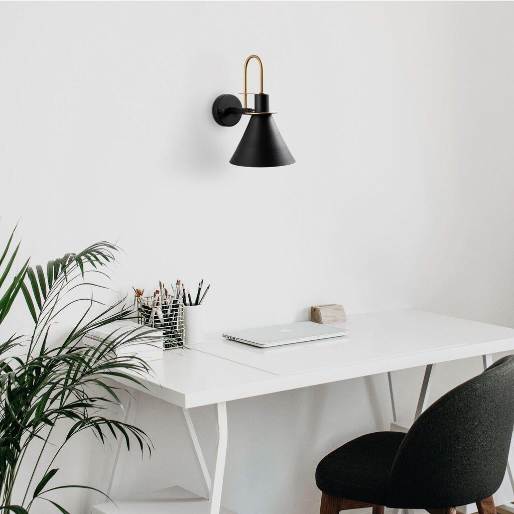 Opviq dzидна светилка Arco-15040, 19x26x32cm, IP20, црна