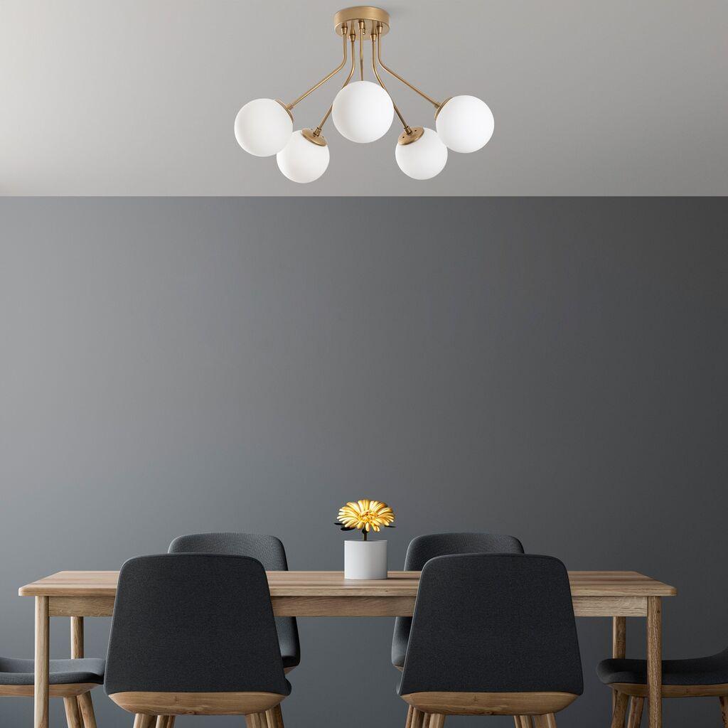 Opviq Luster Orion-13961, 62 см, IP20, бело-златна боја