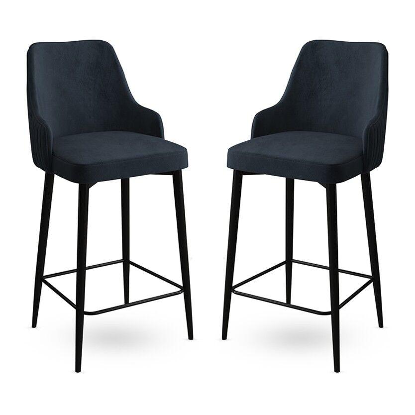 Комплет барски столчиња Hanah Home Enox, антрацит