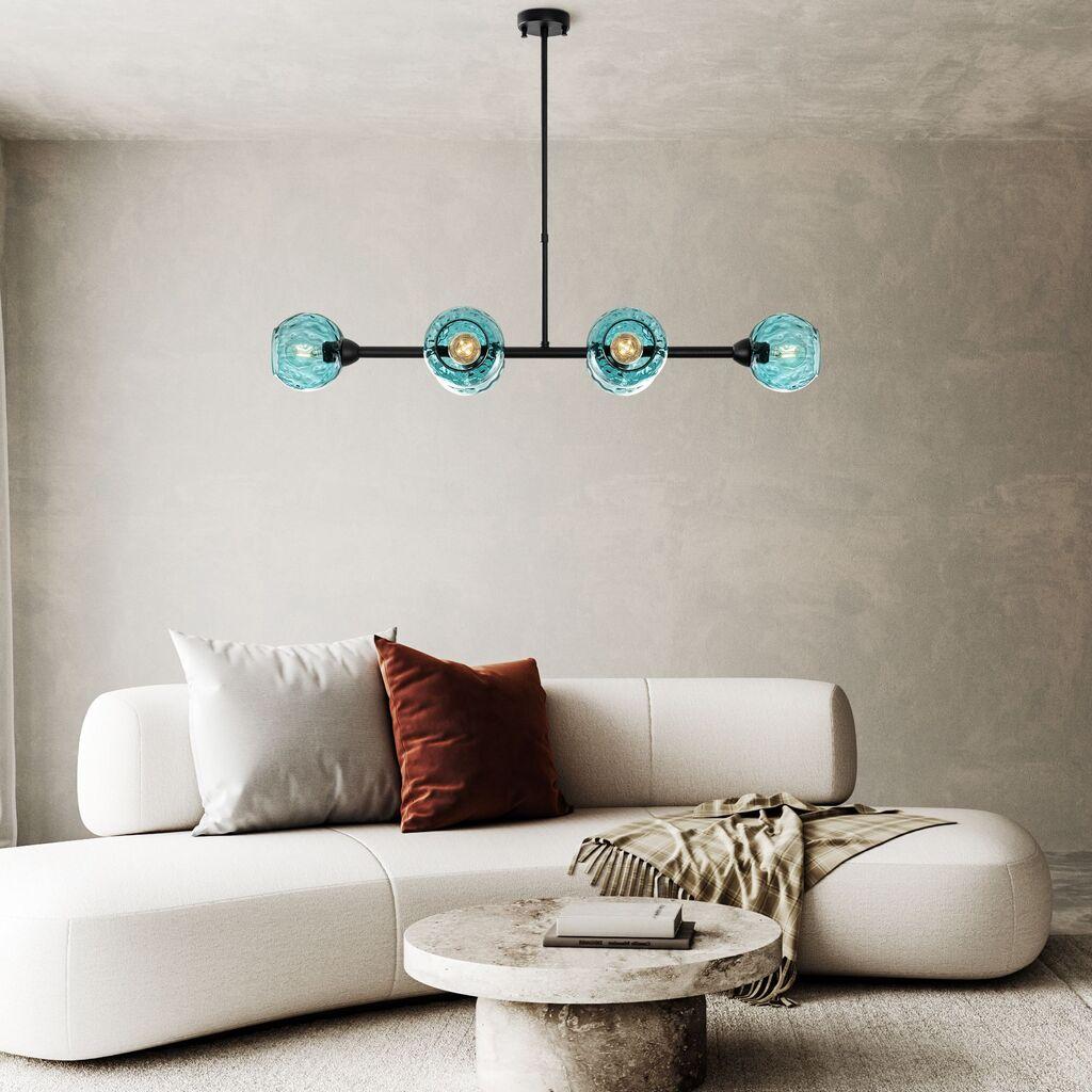 Opviq Luster Benek-15-14471, 103x40x74cm, IP20, црно-црвена