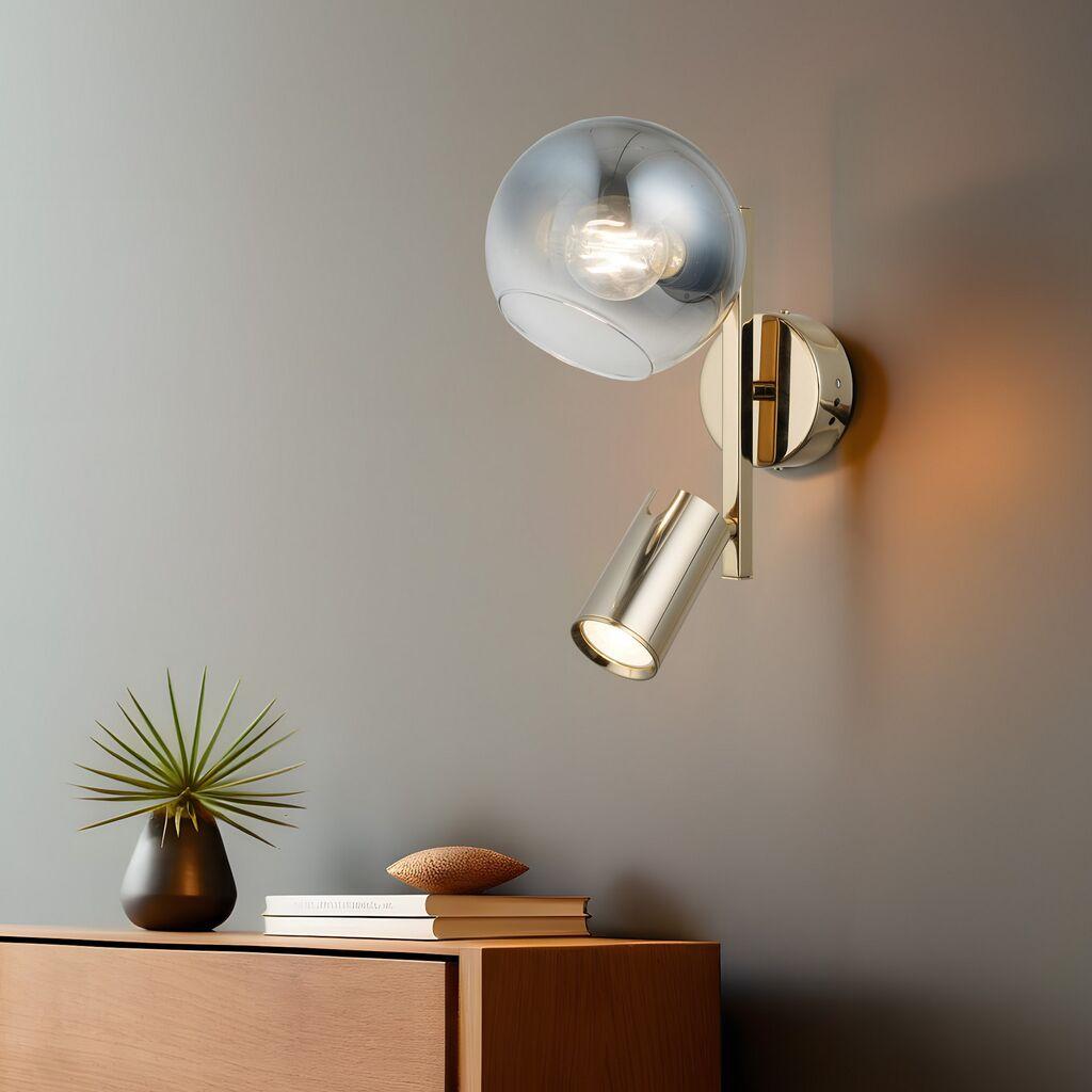 Opviq dzидна светилка Zerde-80-29, O14, 12cm, IP20, златна боја