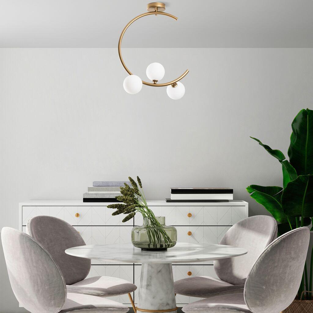 Opviq Luster Luminar-14135, 35x20x50cm, IP20, бело-црно