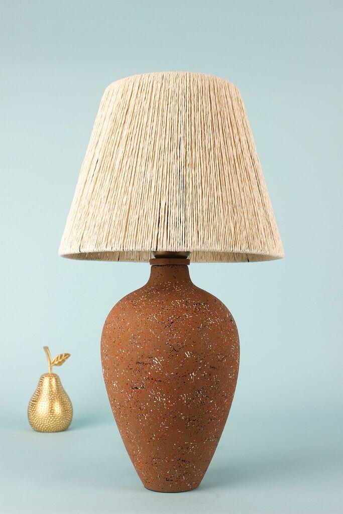 Столна ламба Opviq BK018, O25,20 см, IP20, кремасто-кафеава