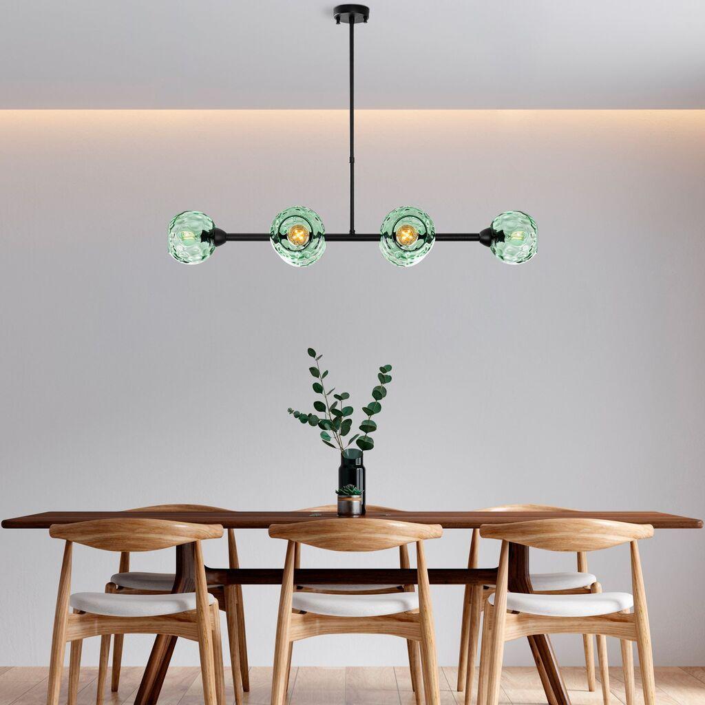 Opviq Luster Benek-15-14475, 103x40x74cm, IP20, црно-зелена