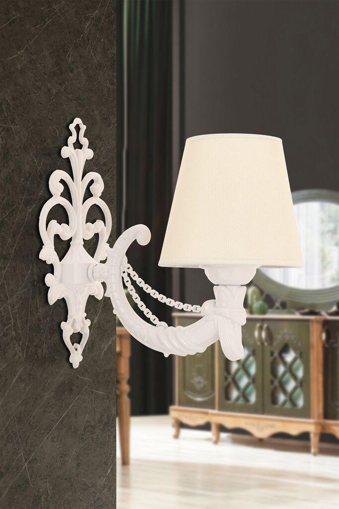 Opviq dzидна светилка Gloria, 15x10x13cm, IP20, крем-бела