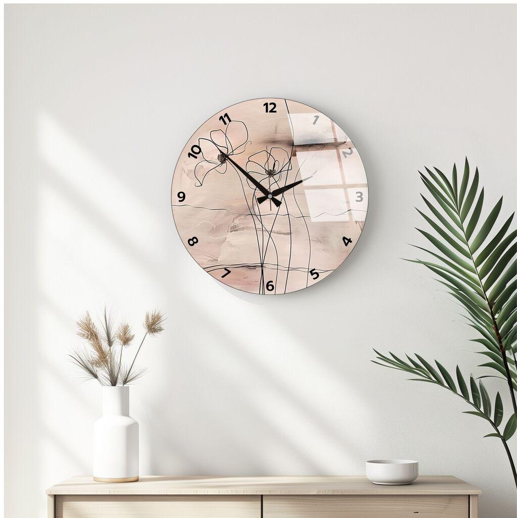 Wallity dzиден часовник Huhu343, 40 см, беж