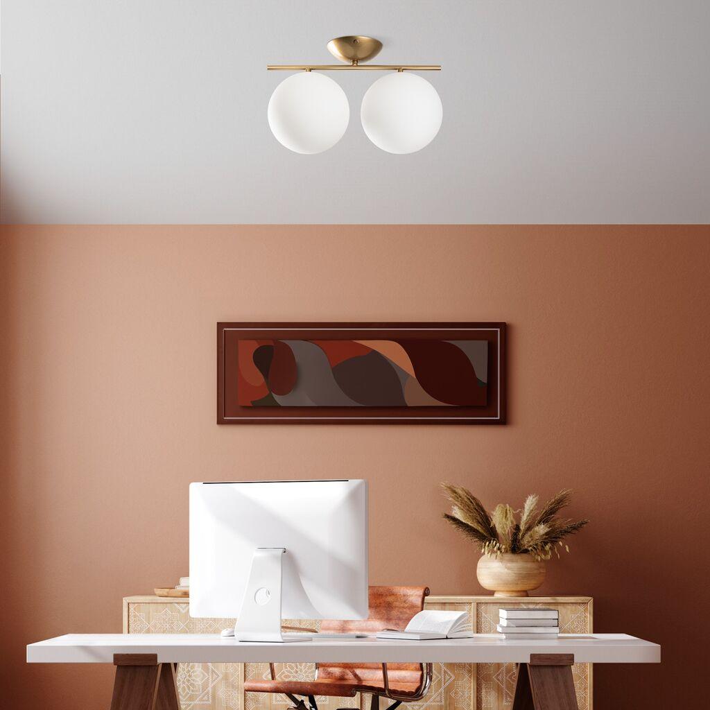 Opviq Luster Luminar-14116, 42x20x27cm, IP20, бело-златна боја