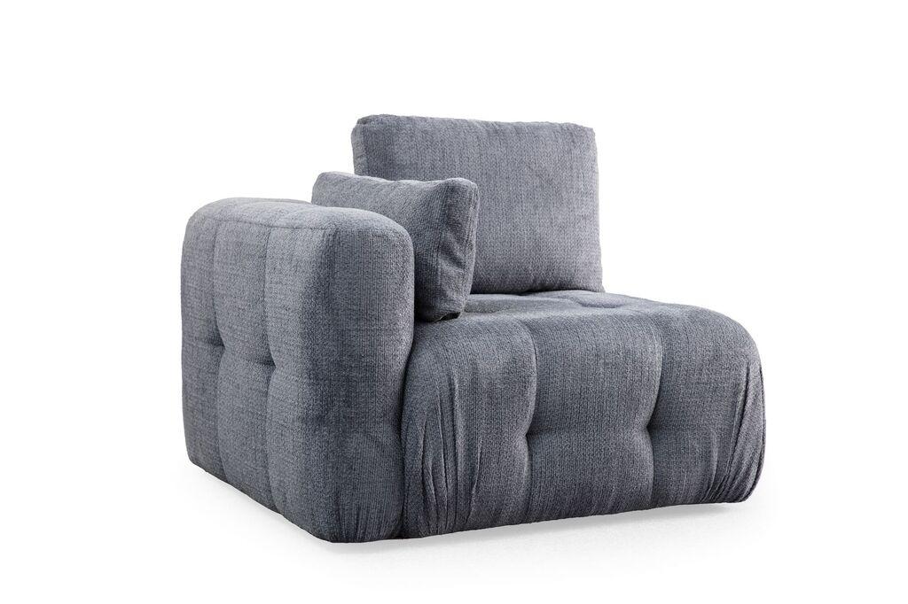 Фотелја Atelier del Sofa Amaris L1, 100 x 100 x 65 см, крем боја