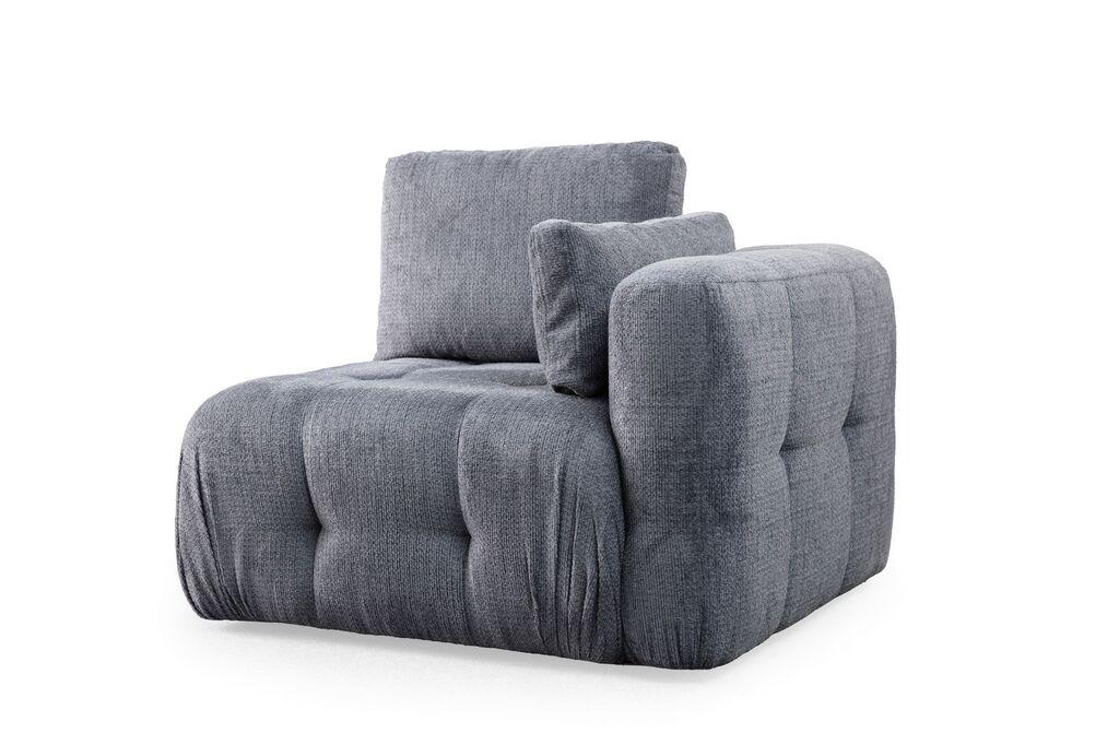 Фотелја Atelier del Sofa Amaris 1R, 100 x 100 x 65 см, крем боја