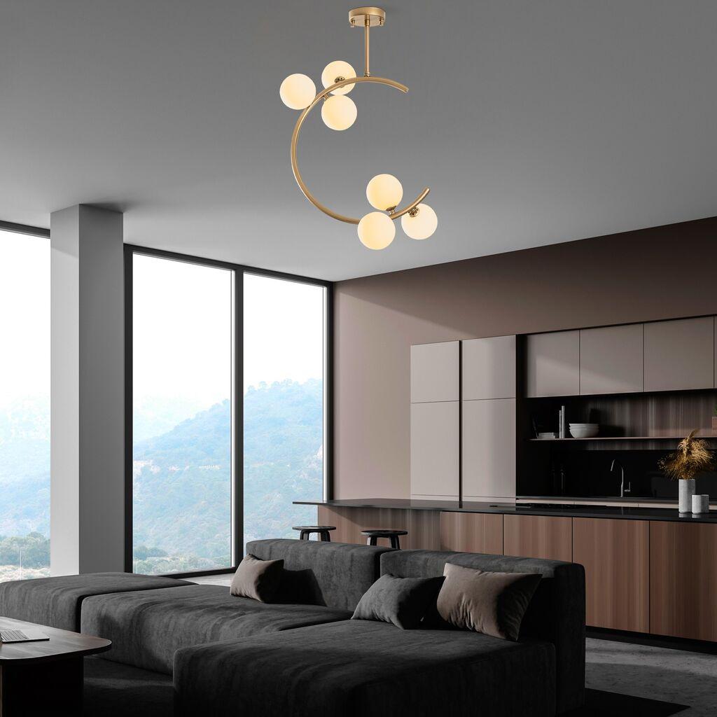 Opviq Luster Luminar-14126, 50x30x65cm, IP20, златно-жолта боја