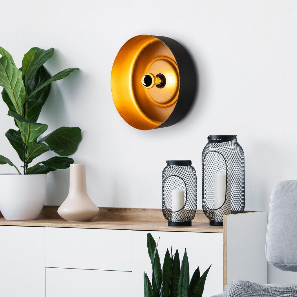 Opviq dzидна светилка Vesta-15070, 35x35x18cm, IP20, црна