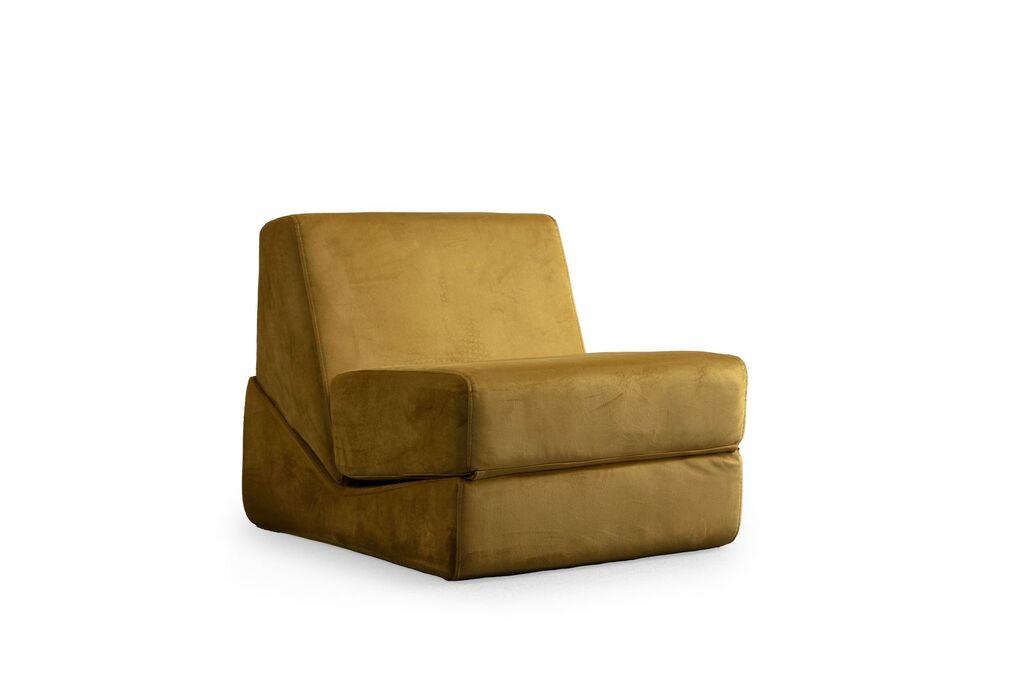 Atelier del Sofa Фотелја на расклопување Оригами, 70 x 100 x 70 см, Крем боја