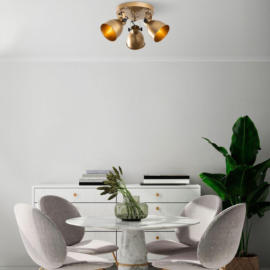 Opviq Luster Spotkafasi-13789, 46 см, IP20, златна боја