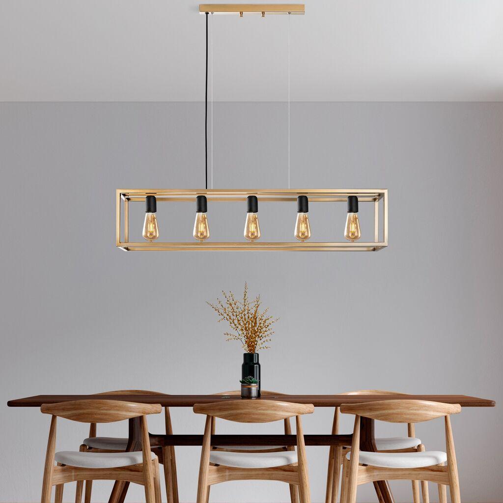 Opviq Luster Kafes-13749, 100x20x20cm, IP20, Златна