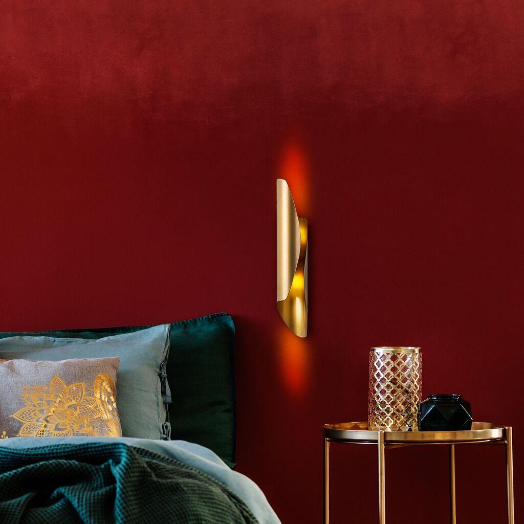 Opviq dzидна светилка Flare-15357, 8x40x11cm, IP20, златна боја