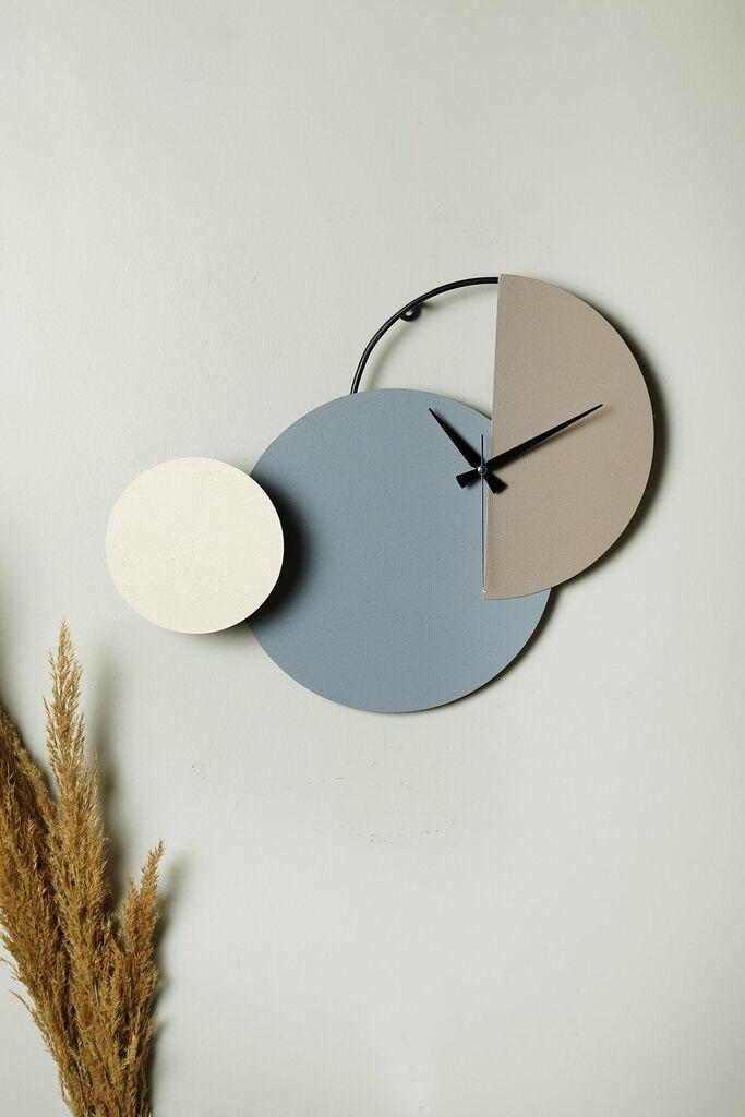 Wallity dzиден часовник Myk2097-20, 47x31 см, сино-беж