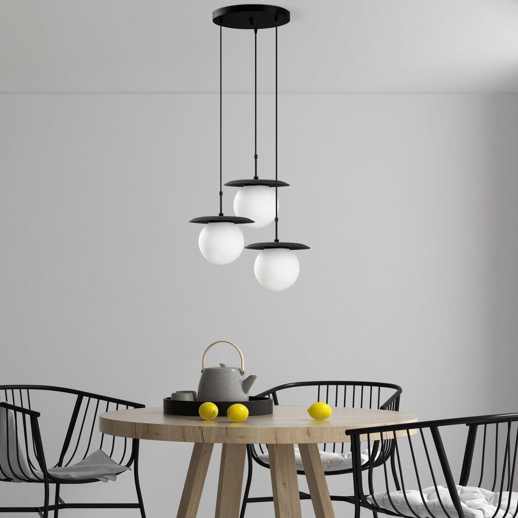 Opviq Luster Anemon-13832, 55x55x110cm, IP20, црно-бело