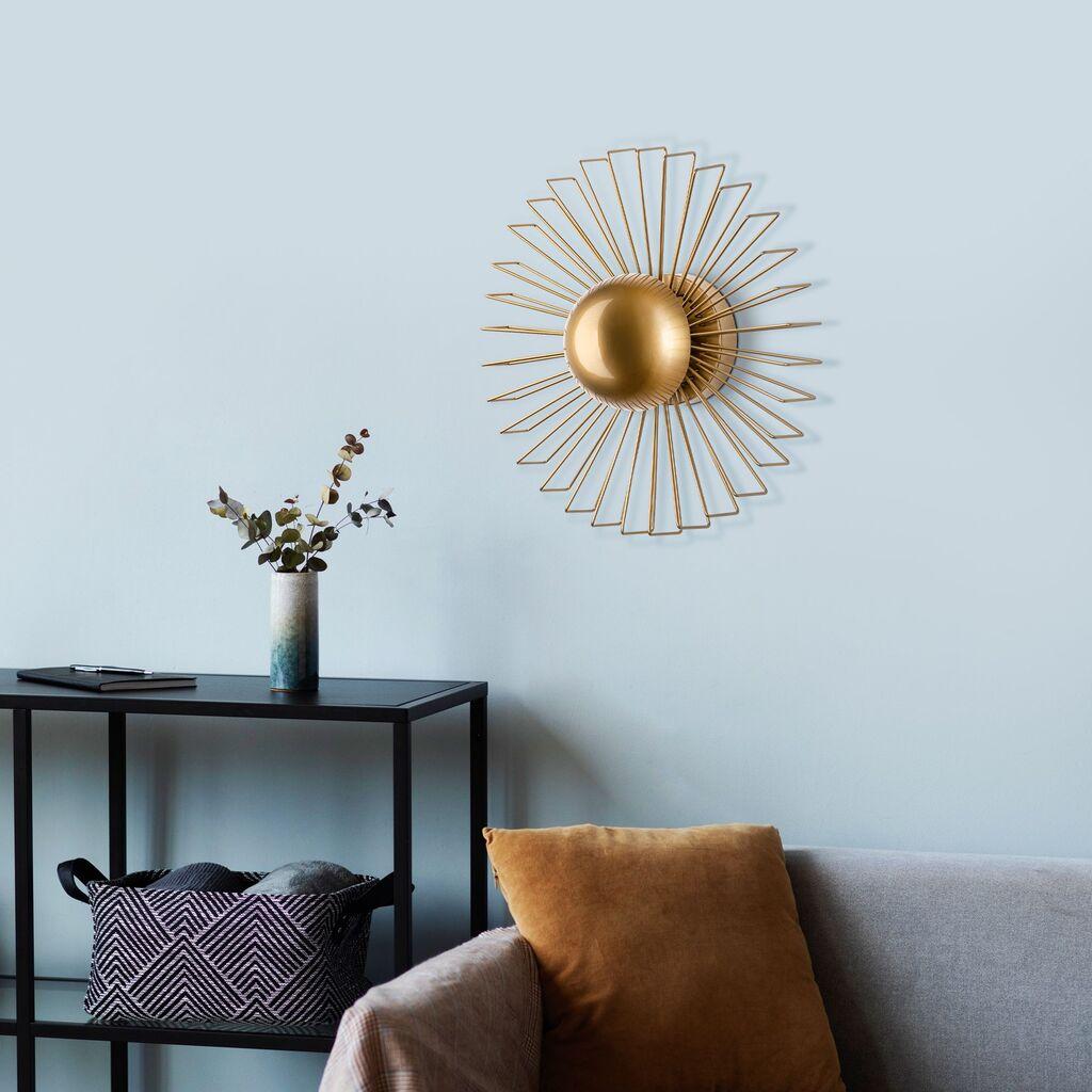 Opviq Dzидна светилка Kaya-15231, 45x45x18cm, IP20, златна боја