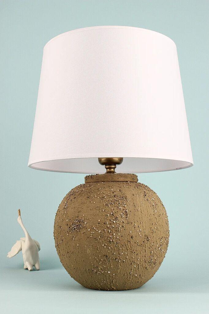 Столна ламба Opviq YL749, 30x22x44 см, кафеаво-бела