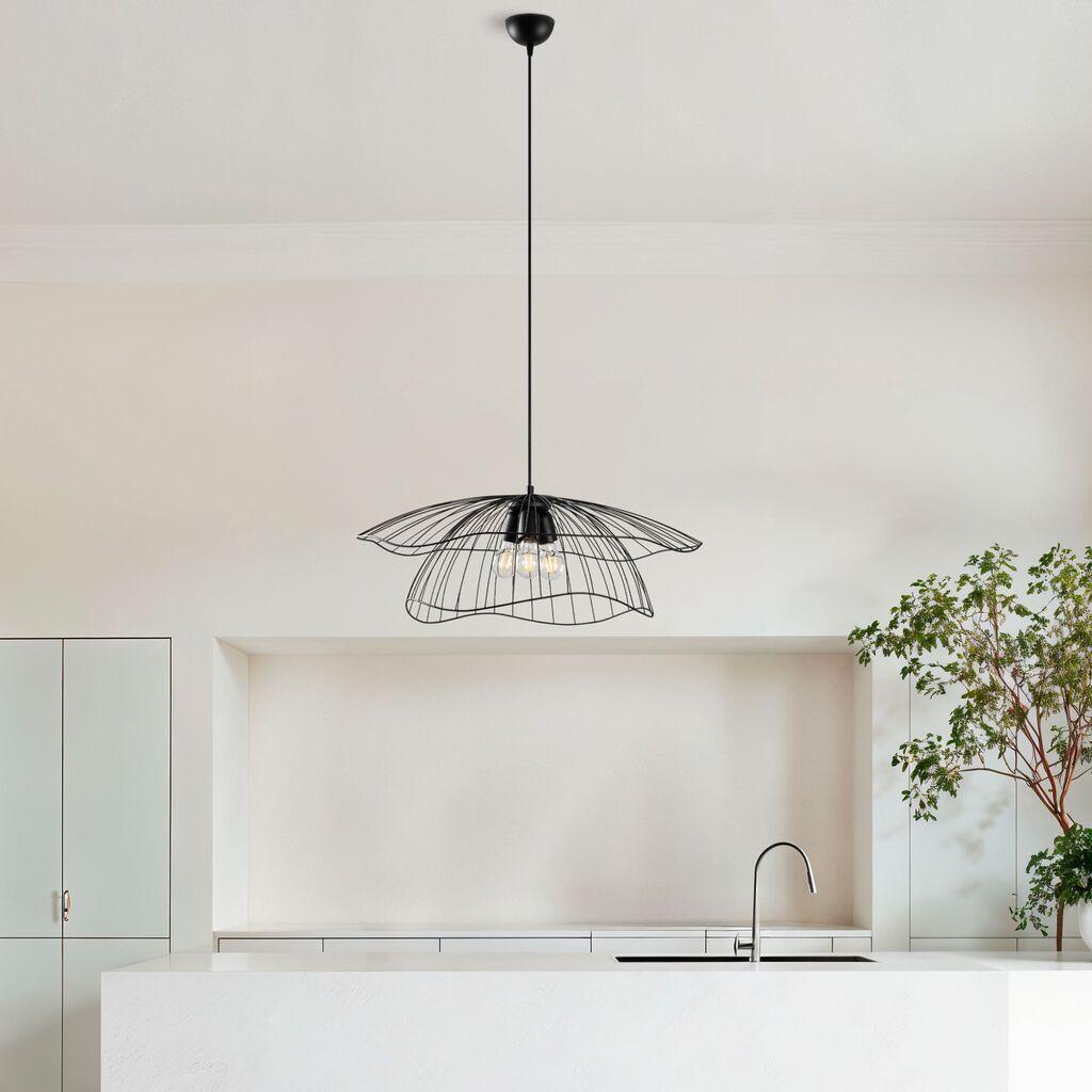 Opviq Luster Mantar-6500-3, 70x70x124 см, IP20, црна