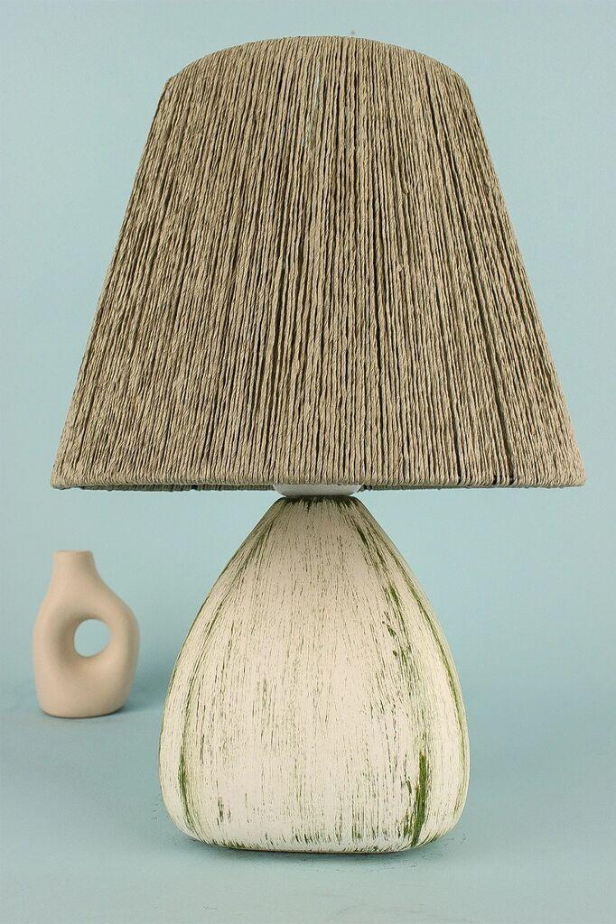 Столна ламба Opviq YL678, 25x20x35 см, IP20, крем боја